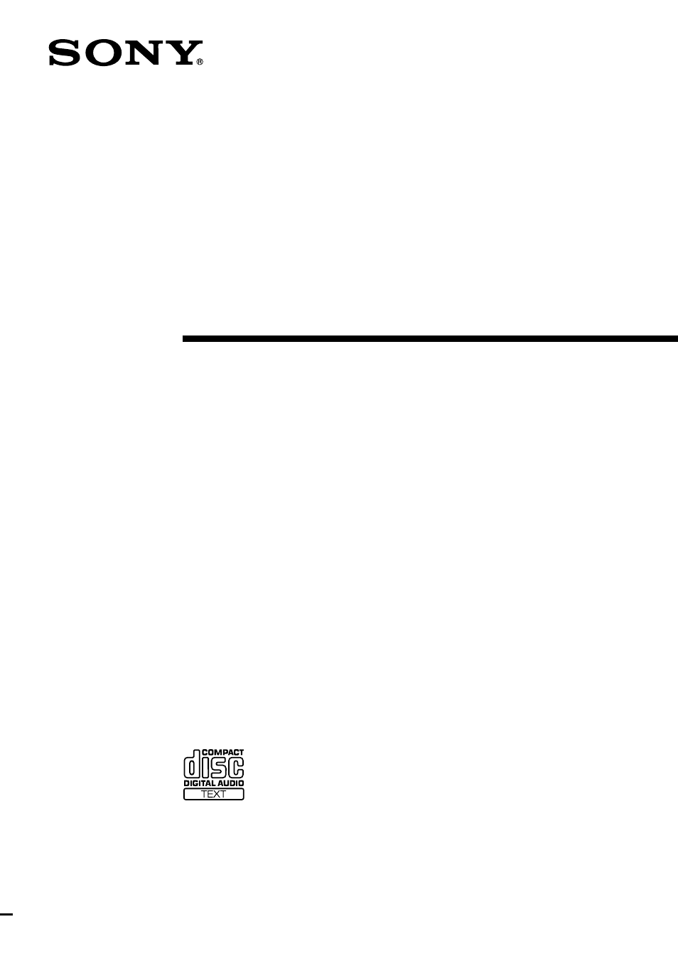 Sony HCD-GS100 User Manual | 32 pages