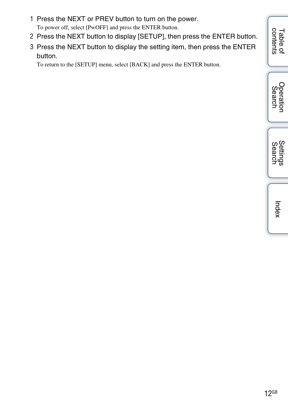 Sony HDR-AS30V User Manual | Page 12 / 73