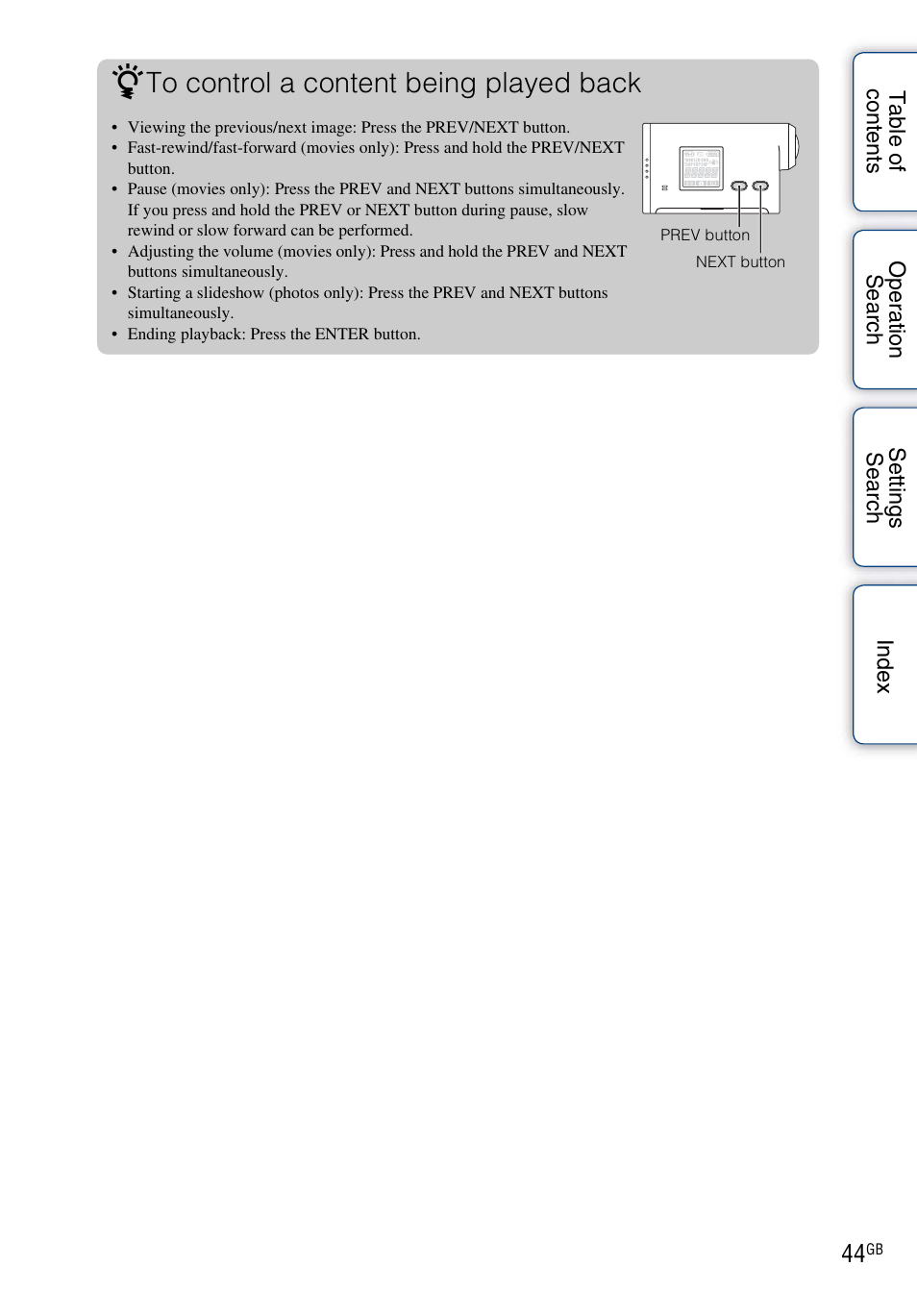 Sony HDR-AS30V User Manual | Page 44 / 73