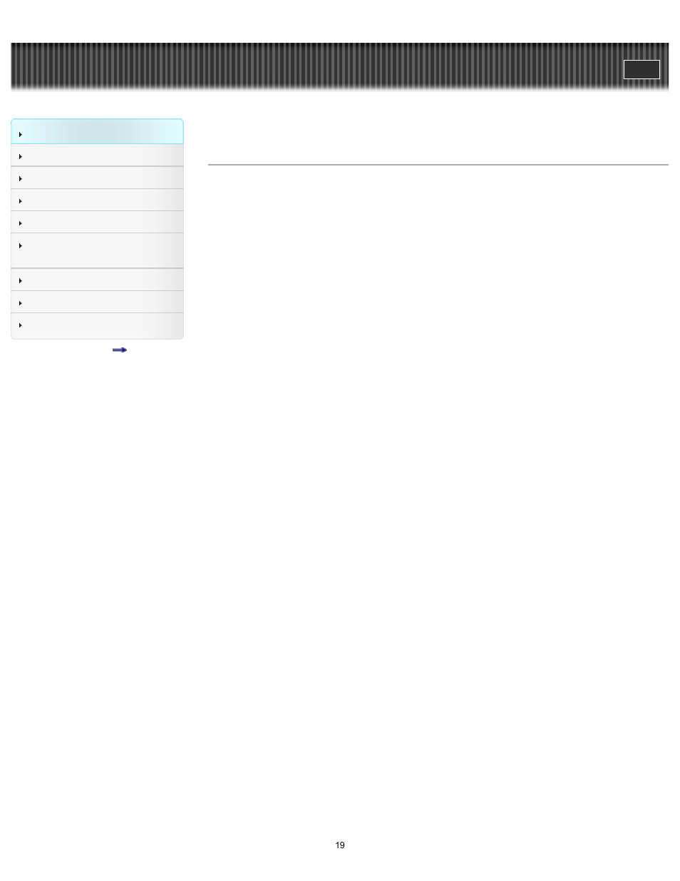 Search by operation | Sony HDR-TD30V User Manual | Page 19 / 250