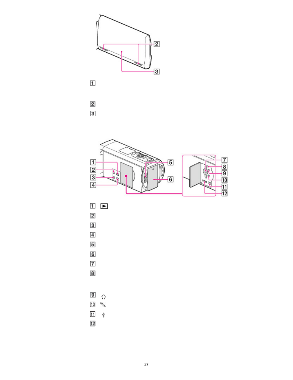 Sony HDR-TD30V User Manual | Page 27 / 250