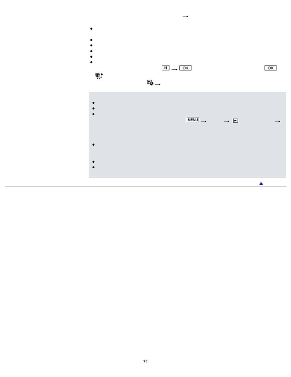 Sony HDR-TD30V User Manual | Page 74 / 250