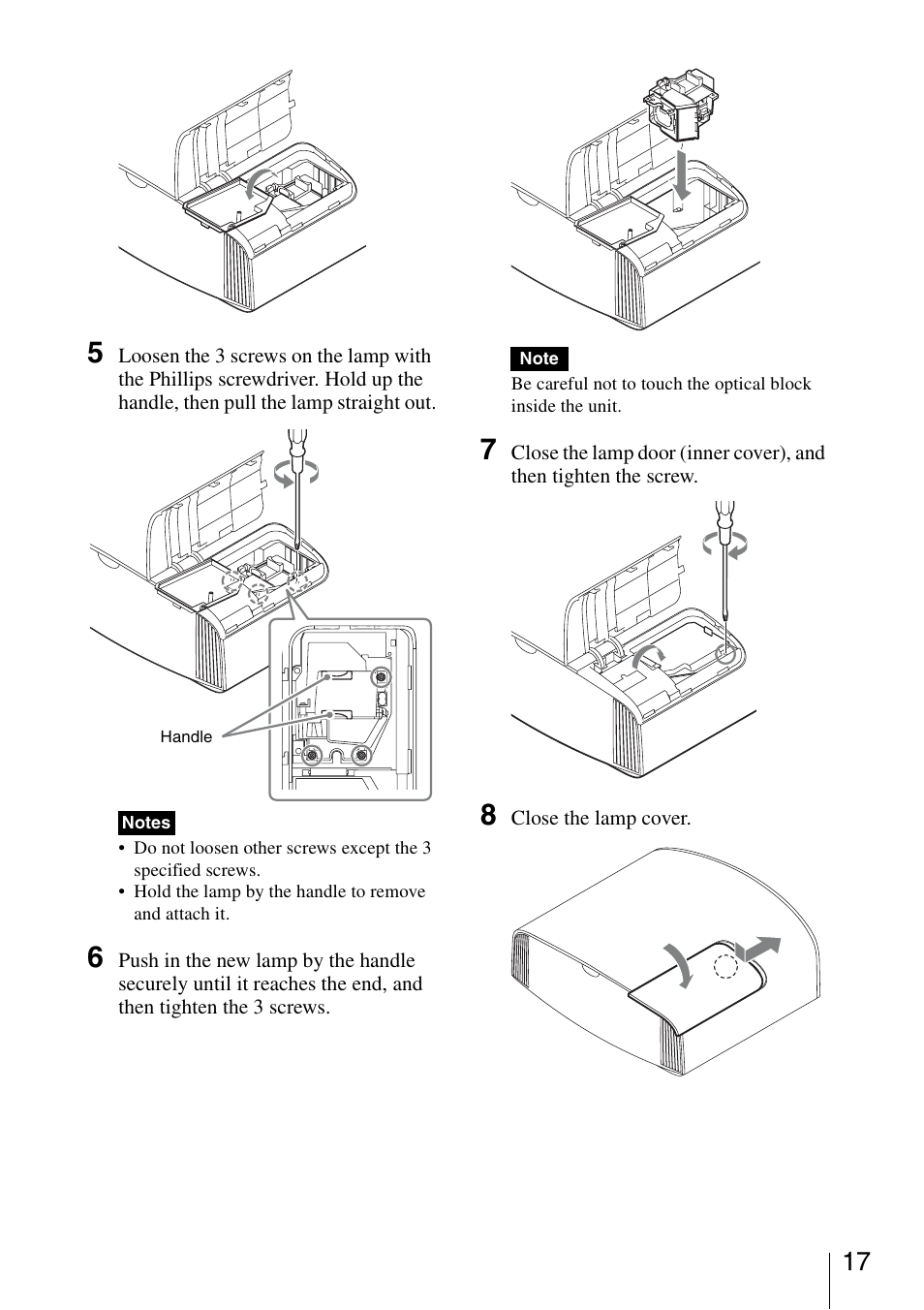 Sony VPL-VW600ES User Manual | Page 17 / 19