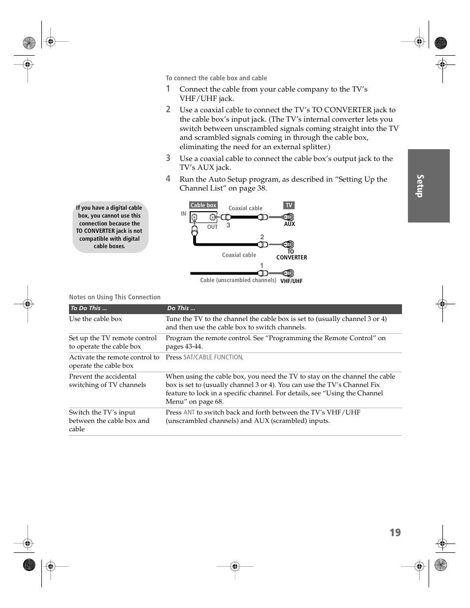 Sony KV-32HS510 User Manual | Page 20 / 89