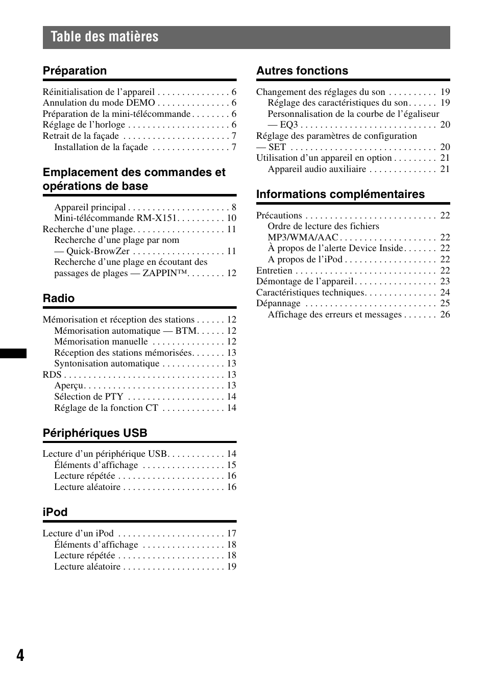 Sony DSX-S100 User Manual | Page 30 / 80