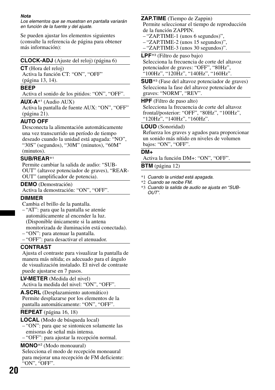 Sony DSX-S100 User Manual | Page 72 / 80