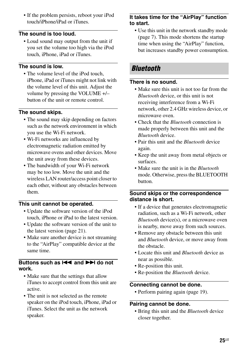 Bluetooth | Sony RDP-XA900iP User Manual | Page 29 / 108