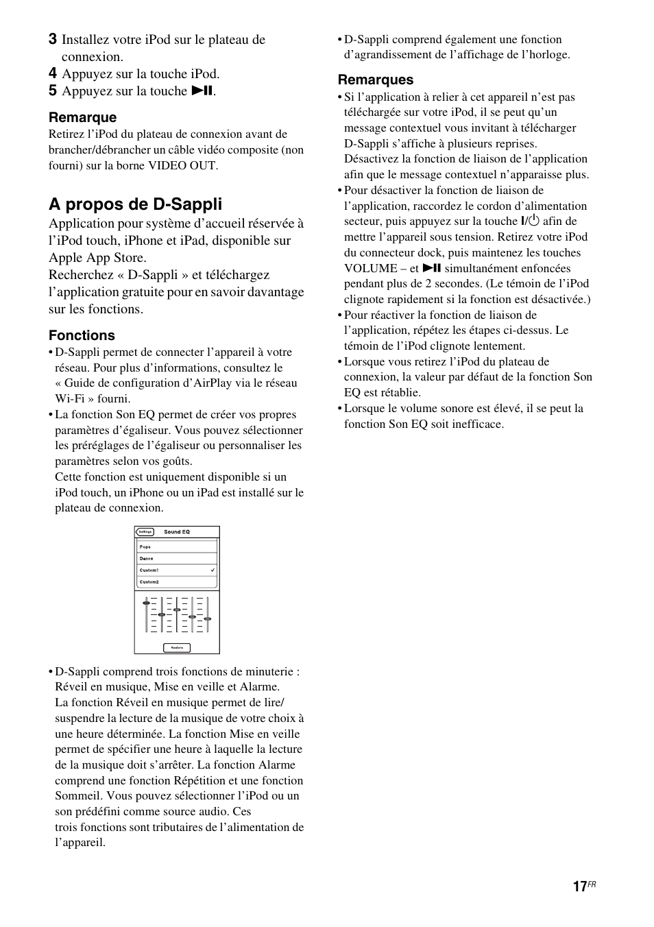 A propos de d-sappli | Sony RDP-XA900iP User Manual | Page 55 / 108