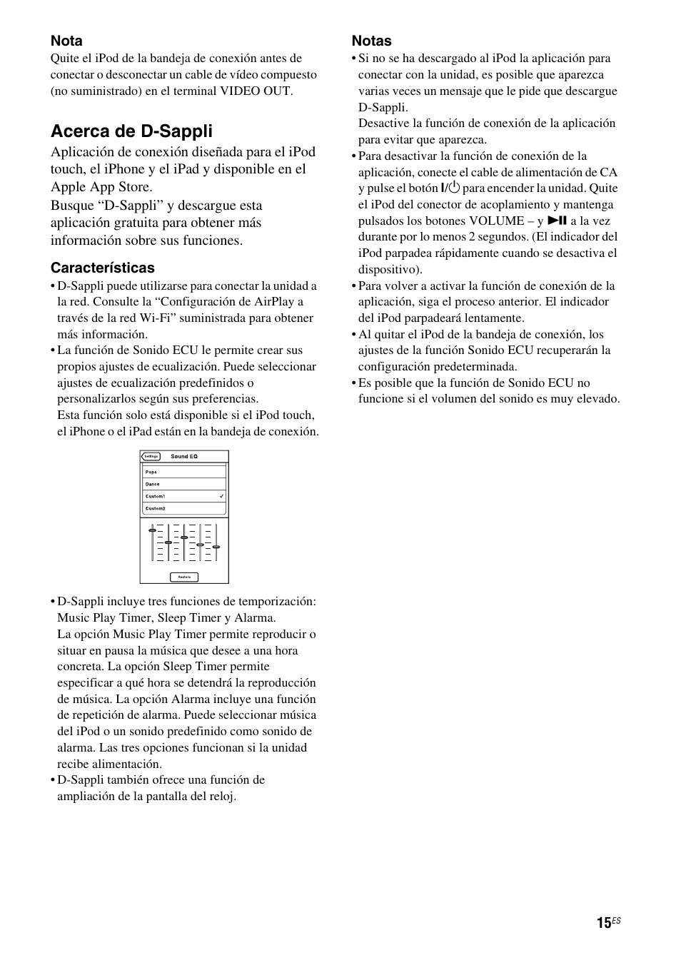 Acerca de d-sappli | Sony RDP-XA900iP User Manual | Page 87 / 108