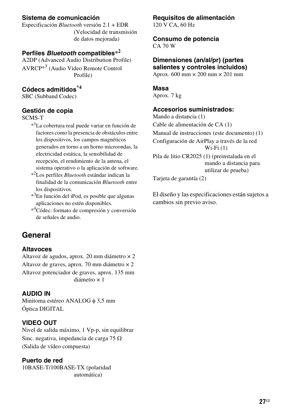 General | Sony RDP-XA900iP User Manual | Page 99 / 108