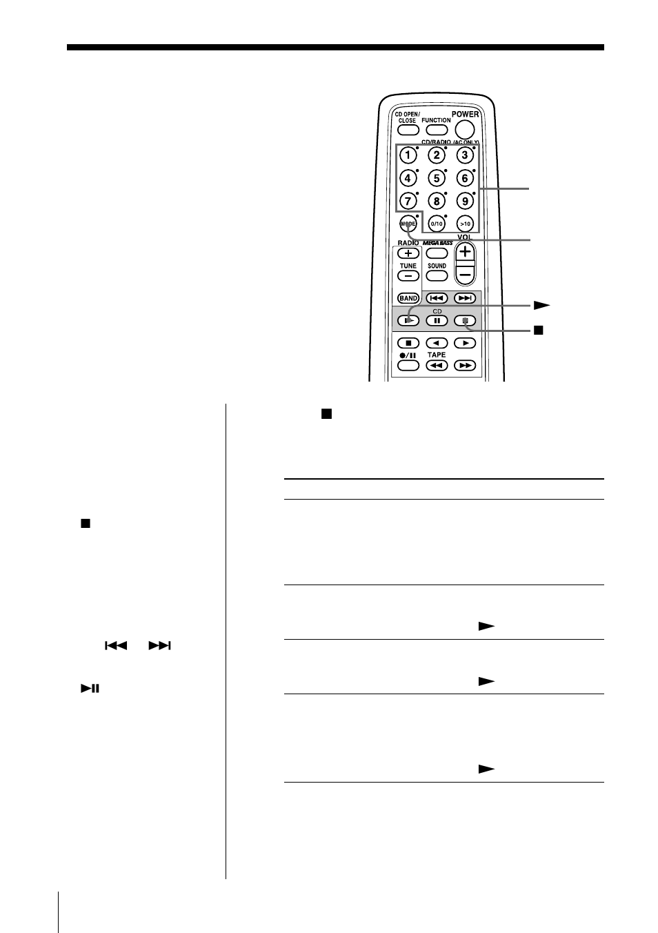 Playing tracks repeatedly (repeat play), Playing a single track (single track play), Playing tracks repeatedly | Sony ZS-D50 User Manual | Page 14 / 48