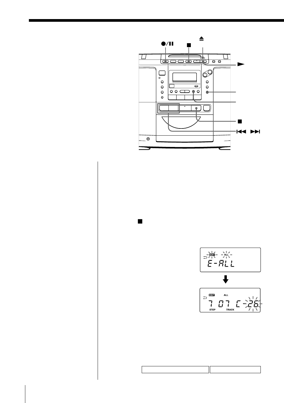 Recording the tracks on cd | Sony ZS-D50 User Manual | Page 22 / 48