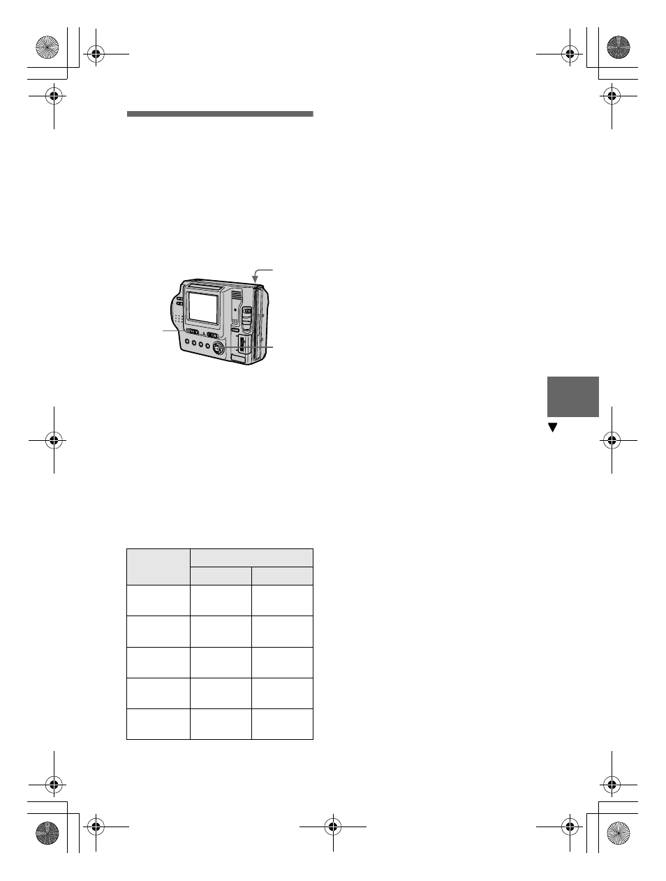 Recording still images for e-mail (e- mail), Recording still images for e-mail, E-mail) | Sony MVC-FD92 User Manual | Page 49 / 92
