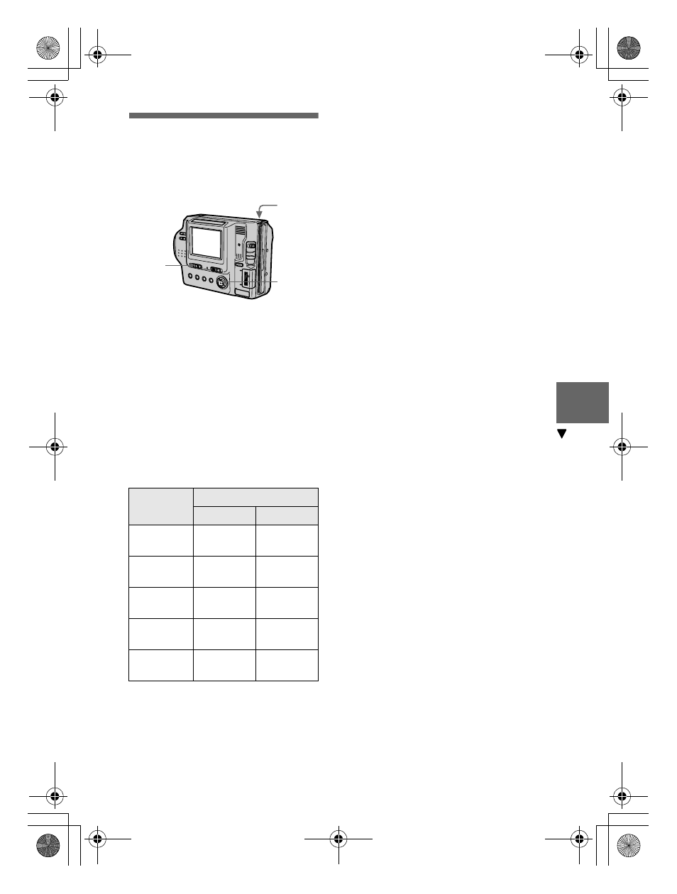 Recording text documents (text) | Sony MVC-FD92 User Manual | Page 51 / 92