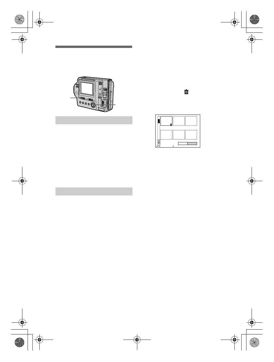 Deleting images (delete) | Sony MVC-FD92 User Manual | Page 64 / 92