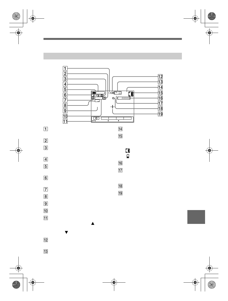 Lcd screen indicators, Ge 87 | Sony MVC-FD92 User Manual | Page 87 / 92