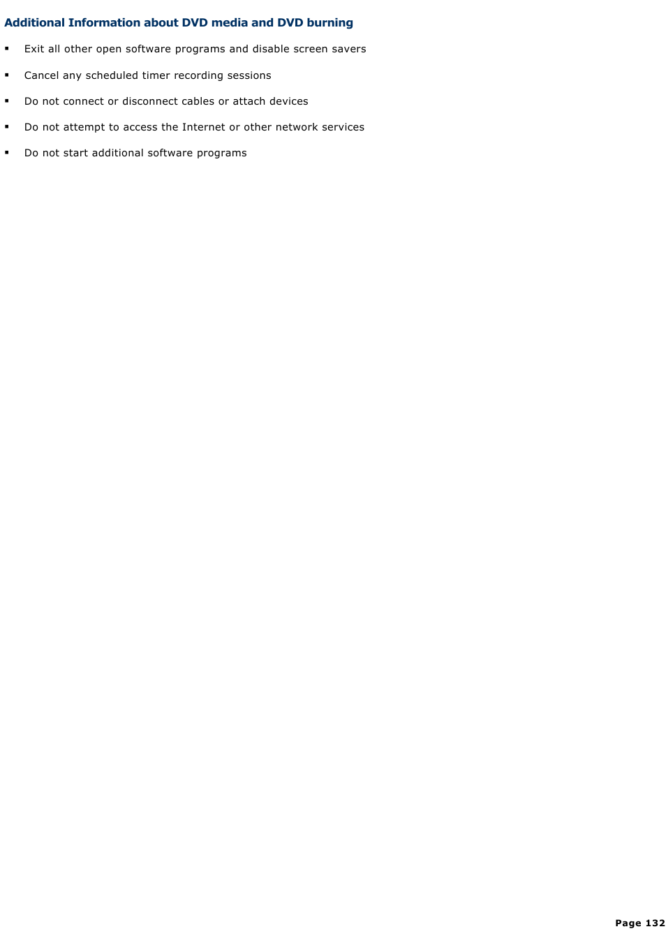 Sony PCV-RZ50N User Manual | Page 132 / 245