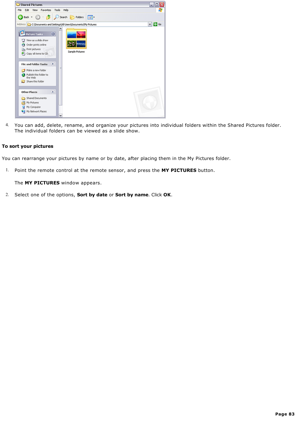 Sony PCV-RZ50N User Manual | Page 83 / 245