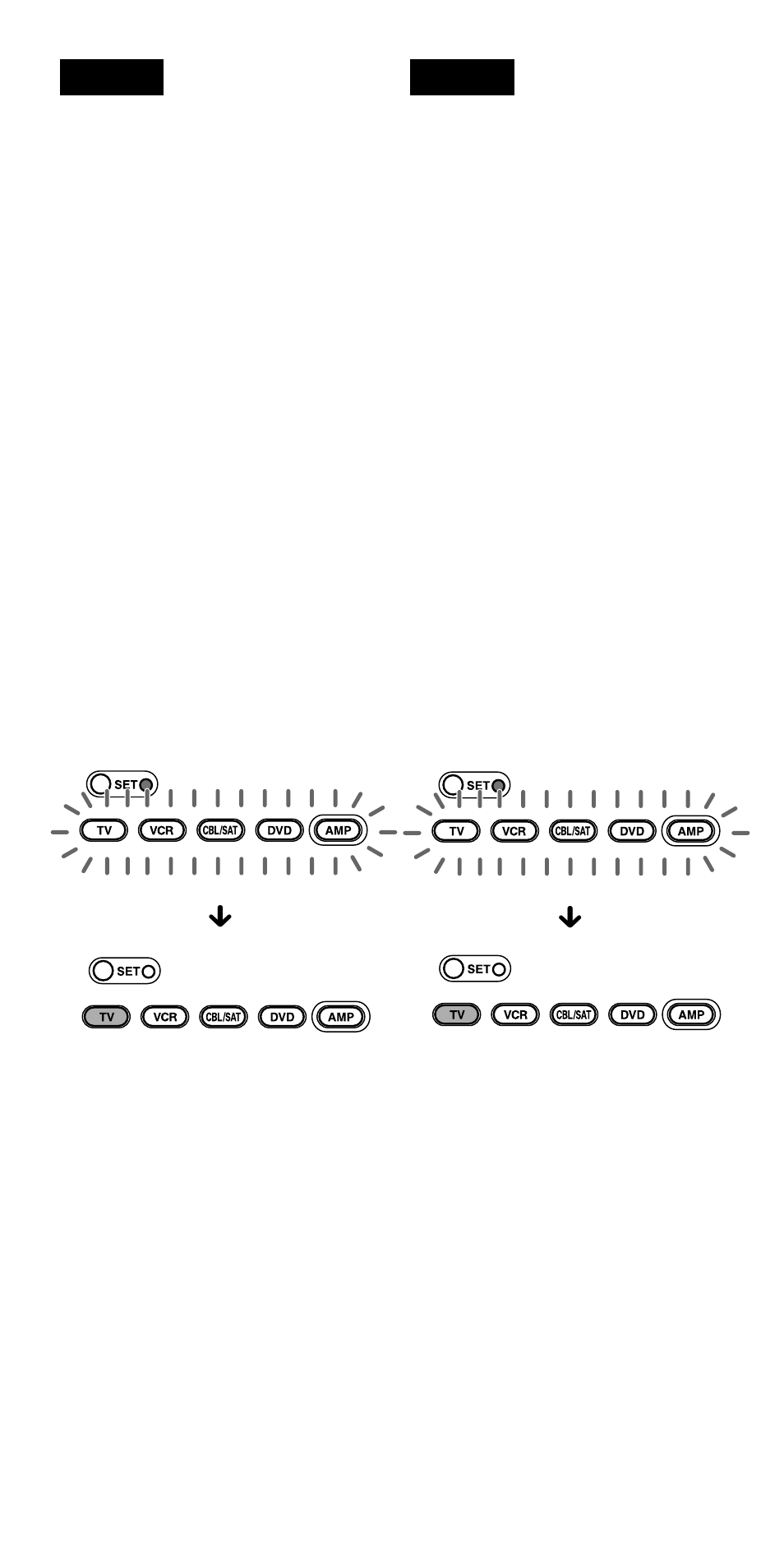 Nota, Remarque | Sony RM-VL700 User Manual | Page 2 / 2