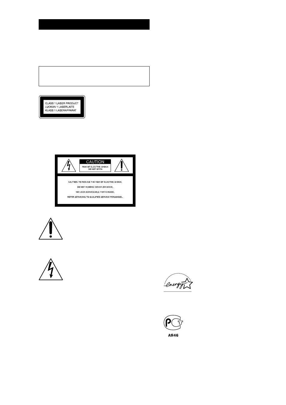 2warning | Sony MHC-BX2 User Manual | Page 2 / 44