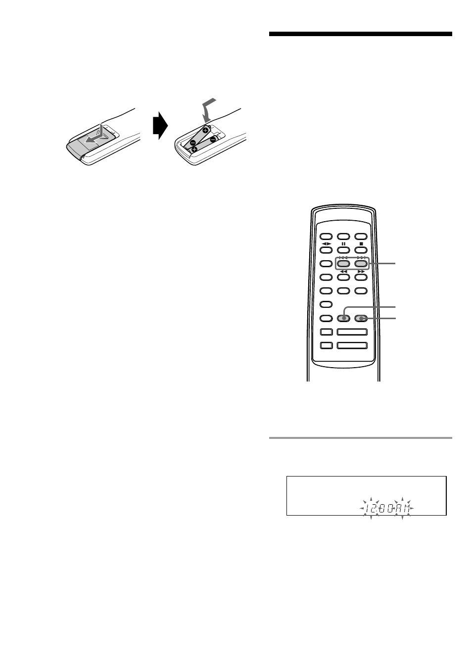 Step 2: setting the time | Sony MHC-BX2 User Manual | Page 6 / 44