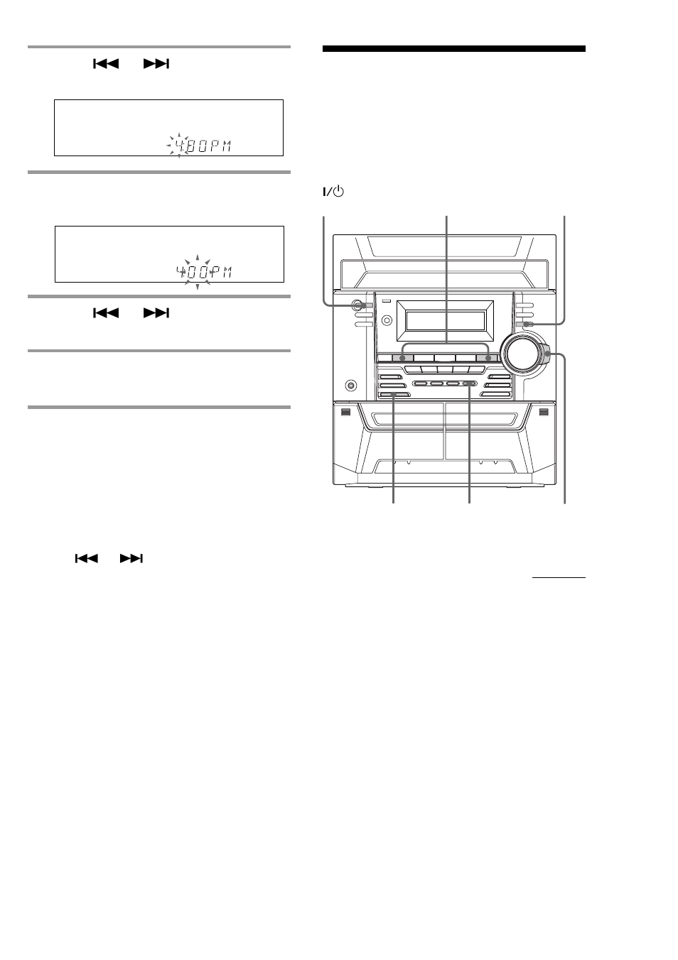 Step 3: presetting radio stations | Sony MHC-BX2 User Manual | Page 7 / 44