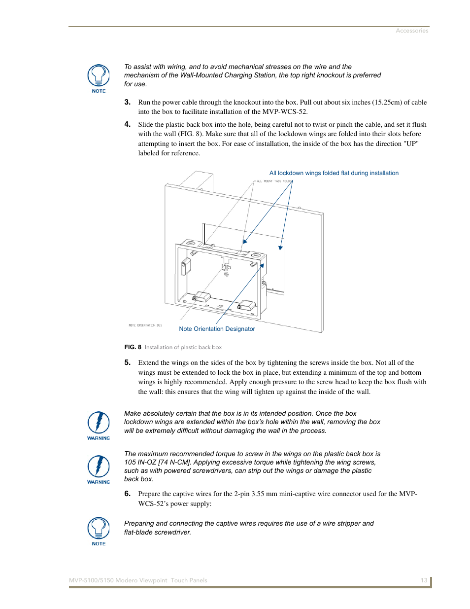 AMX MVP-5100 User Manual | Page 21 / 176