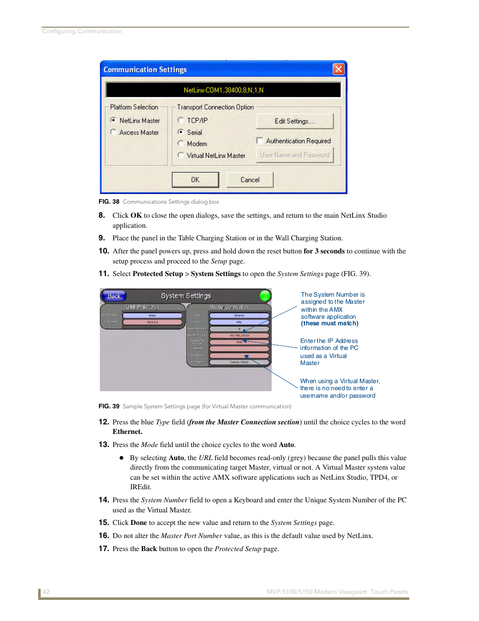 AMX MVP-5100 User Manual | Page 50 / 176