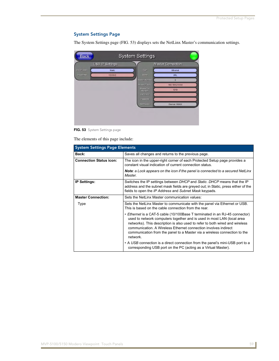 AMX MVP-5100 User Manual | Page 67 / 176