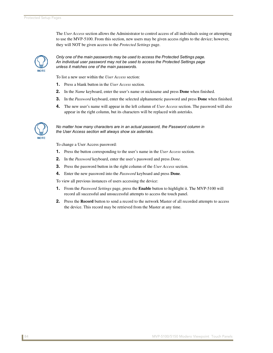 AMX MVP-5100 User Manual | Page 92 / 176