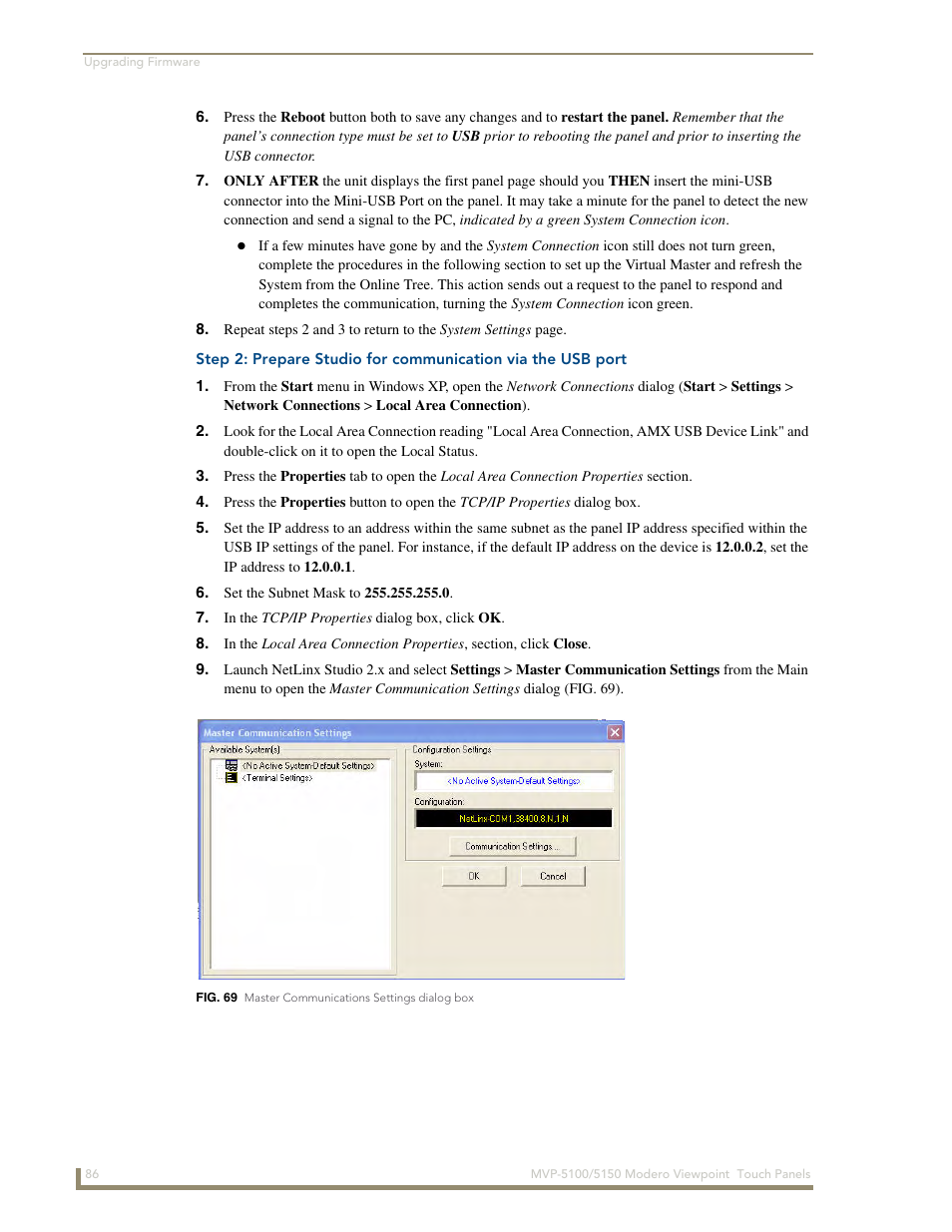 AMX MVP-5100 User Manual | Page 94 / 176