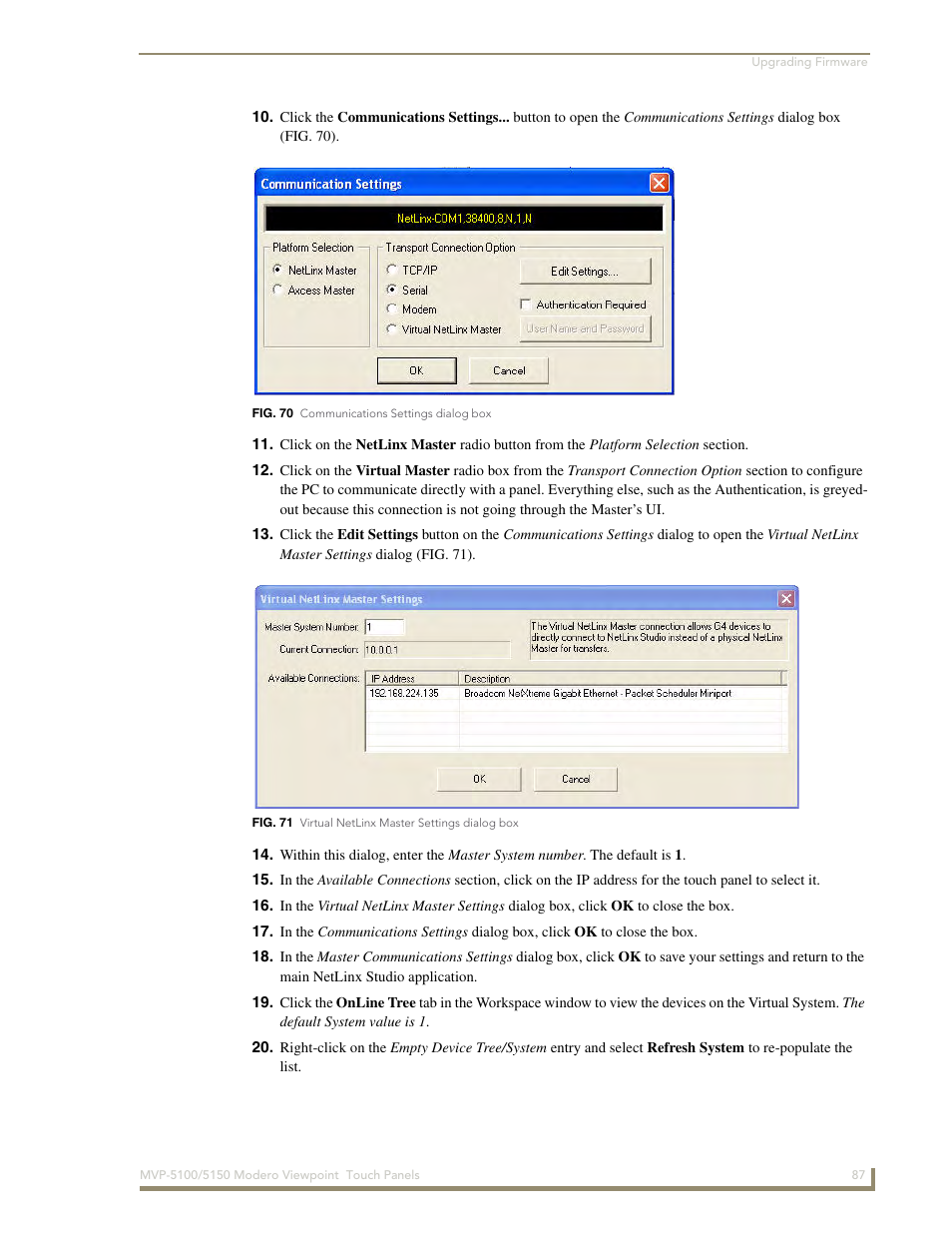 AMX MVP-5100 User Manual | Page 95 / 176