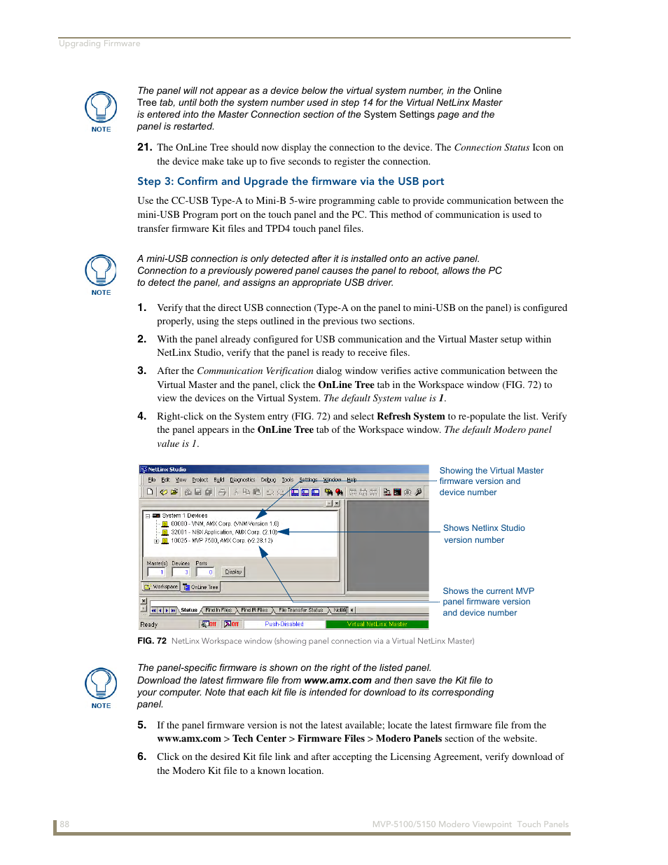 AMX MVP-5100 User Manual | Page 96 / 176