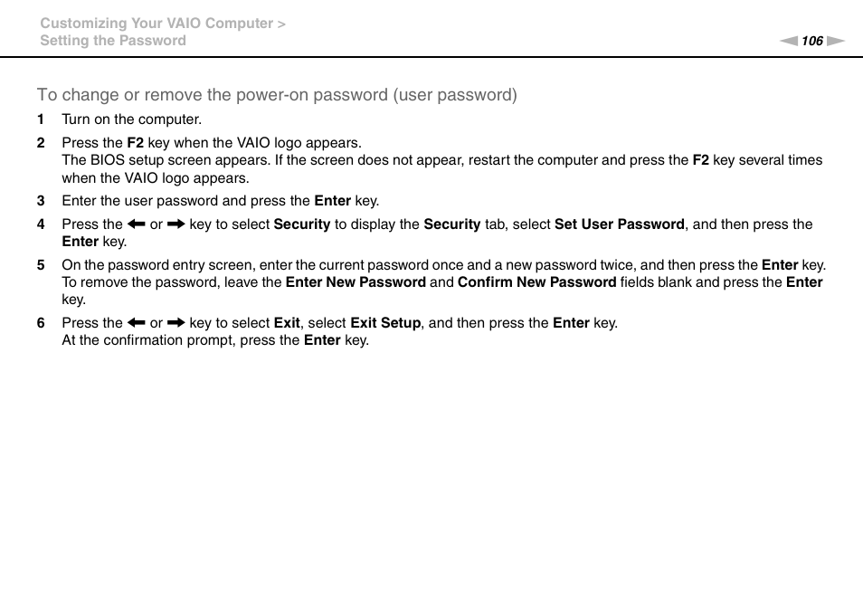 Sony VPCS111FM User Manual | Page 106 / 185