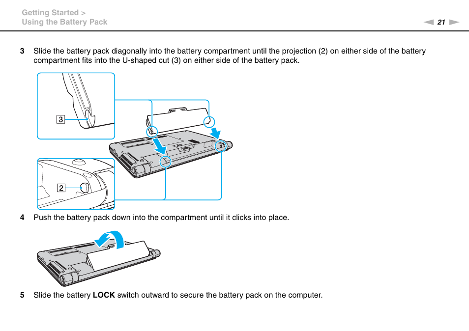 Sony VPCS111FM User Manual | Page 21 / 185