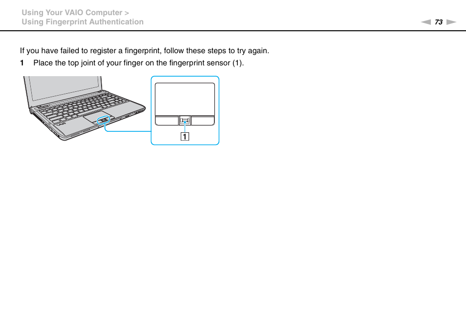 Sony VPCS111FM User Manual | Page 73 / 185