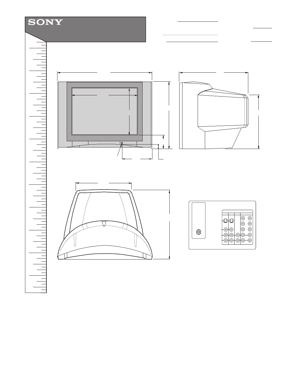 Sony KV-36FS320 User Manual | 1 page