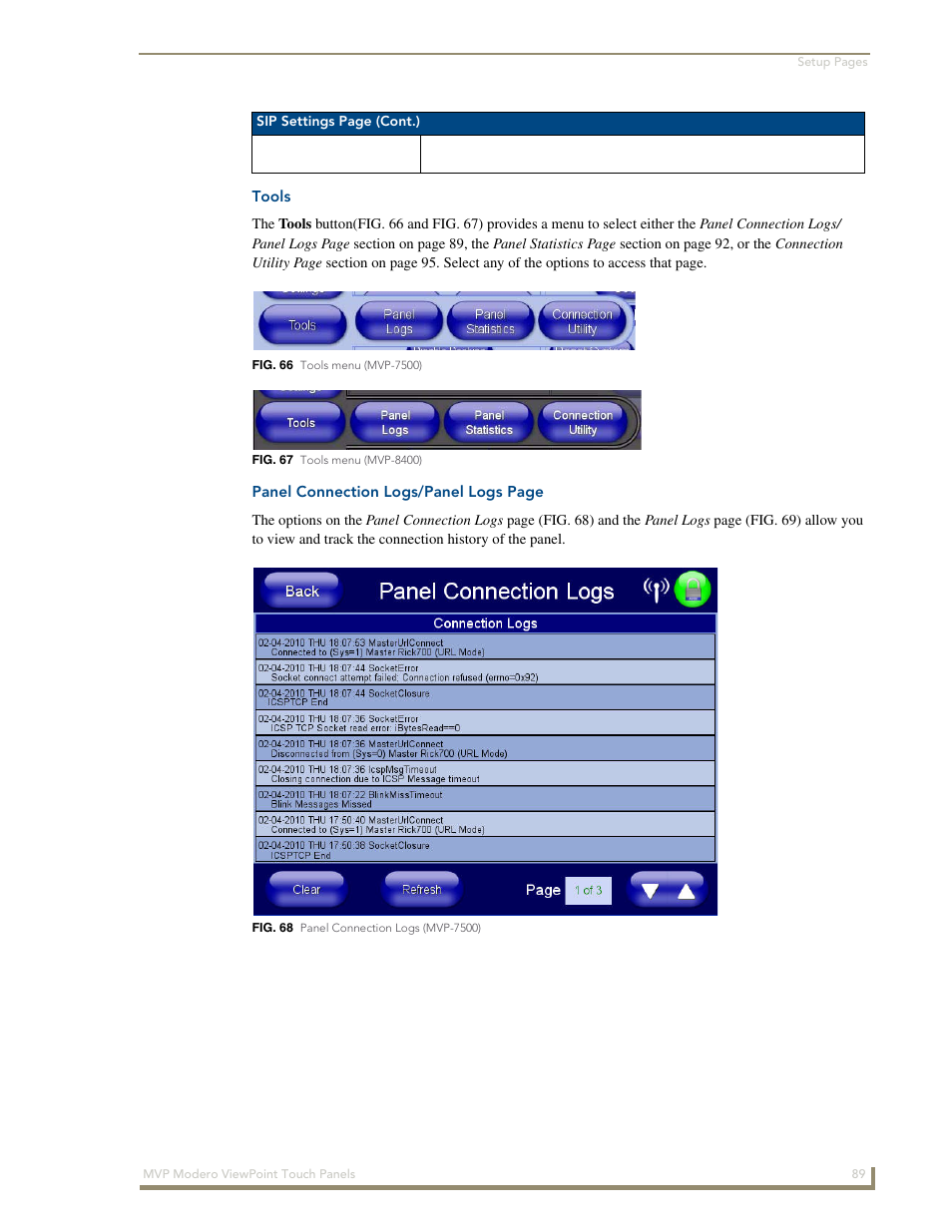 Tools | AMX Modero ViewPoint MVP-8400 User Manual | Page 103 / 212