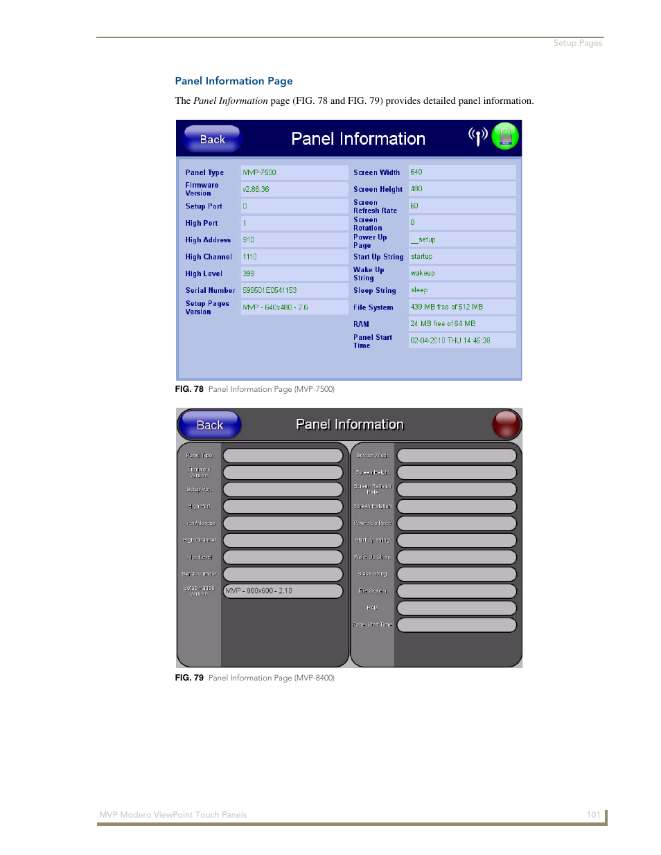 AMX Modero ViewPoint MVP-8400 User Manual | Page 115 / 212