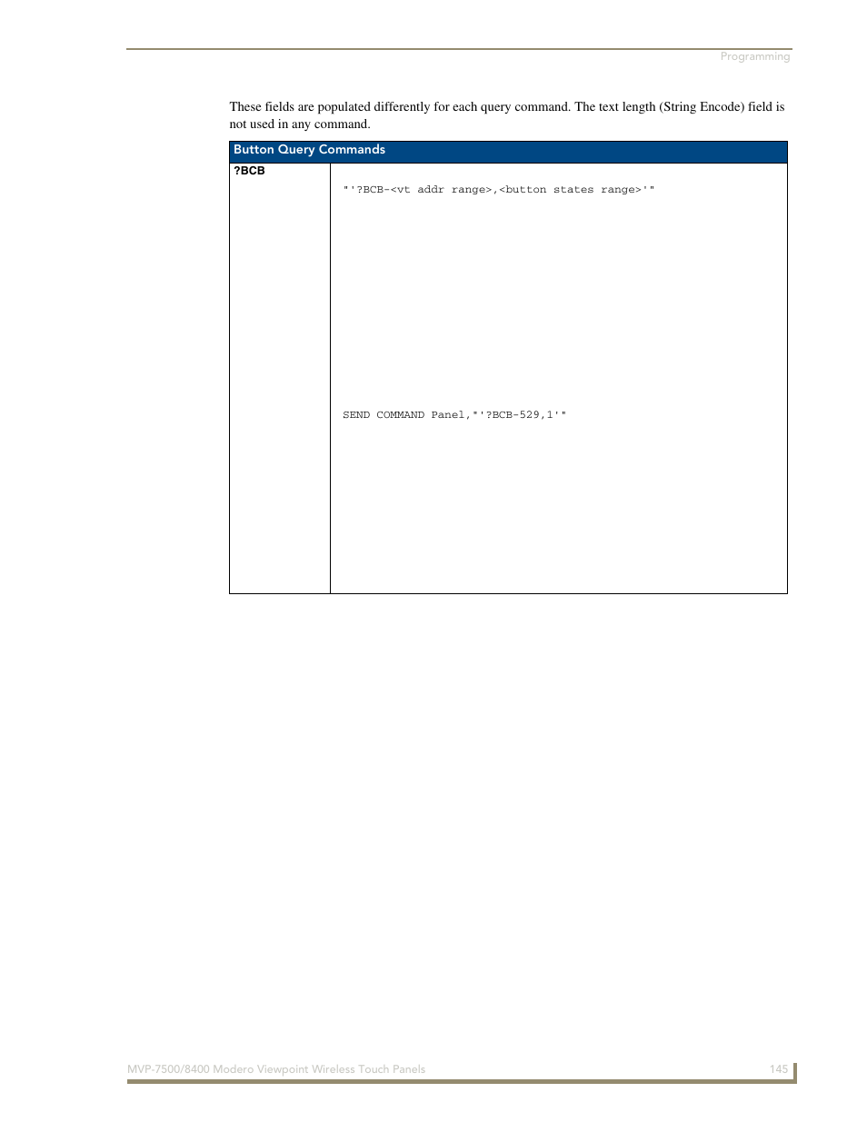 AMX Modero ViewPoint MVP-8400 User Manual | Page 159 / 212