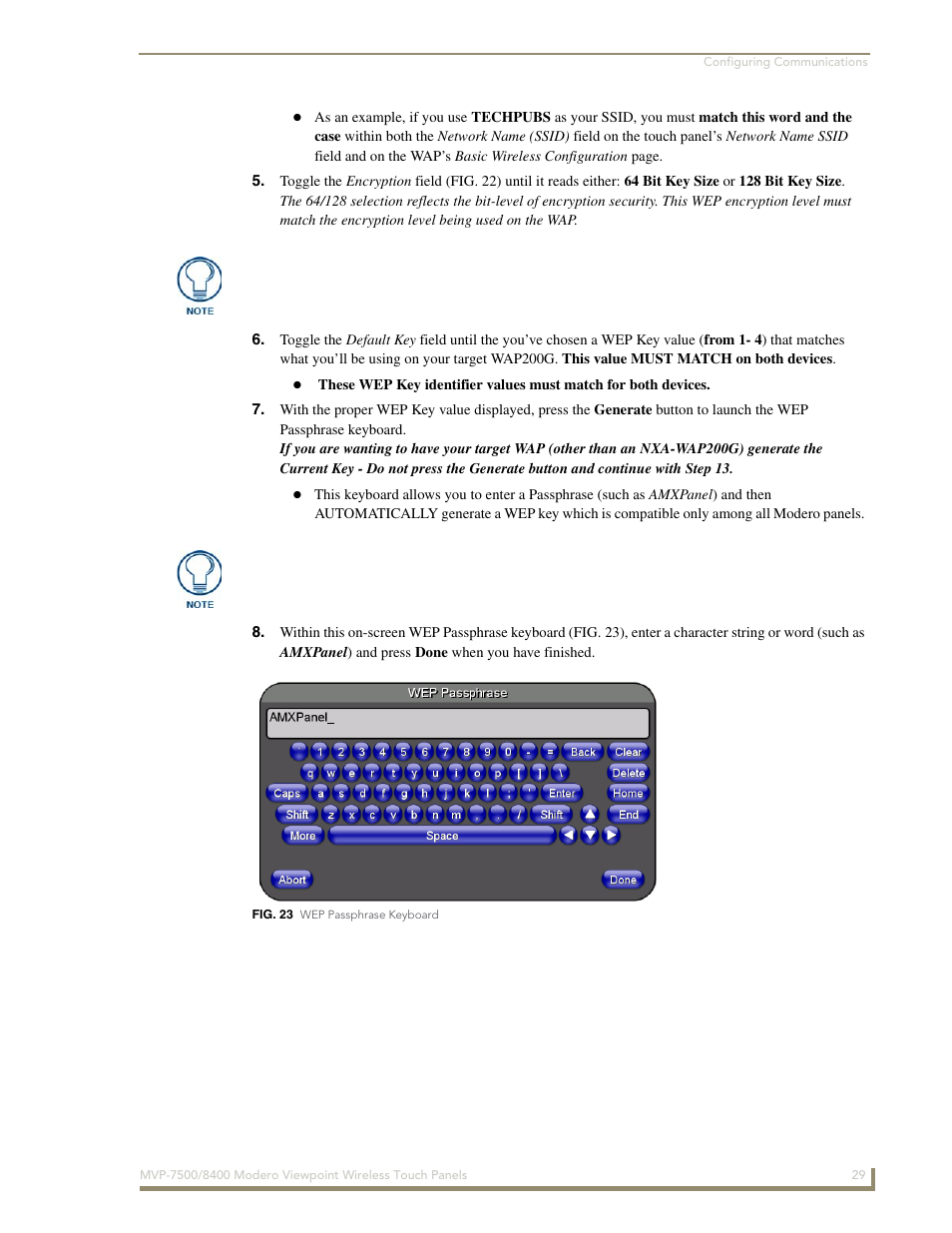 AMX Modero ViewPoint MVP-8400 User Manual | Page 43 / 212