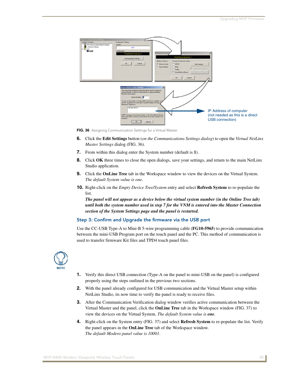 AMX Modero ViewPoint MVP-8400 User Manual | Page 59 / 212