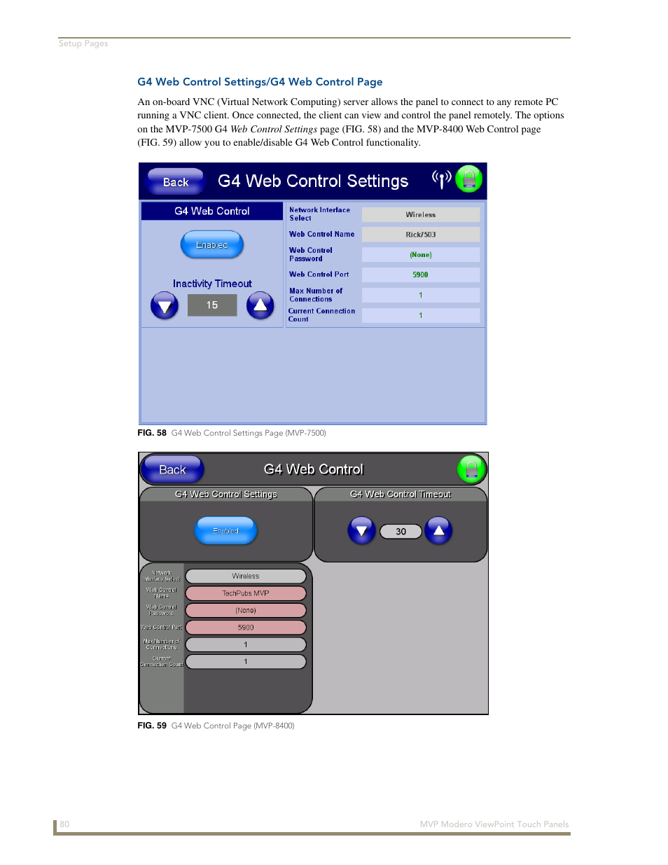 AMX Modero ViewPoint MVP-8400 User Manual | Page 94 / 212