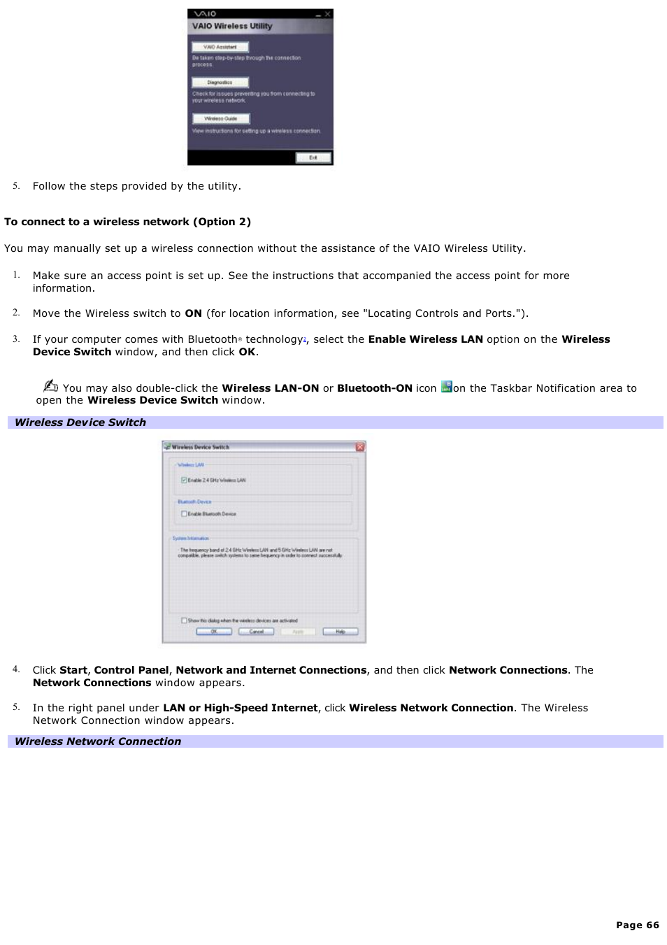 Sony PCG-K47 User Manual | Page 66 / 155