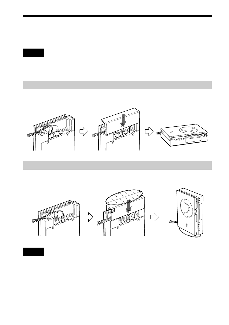 Step 3: attaching the jack cover | Sony DVP-F21 User Manual | Page 30 / 84