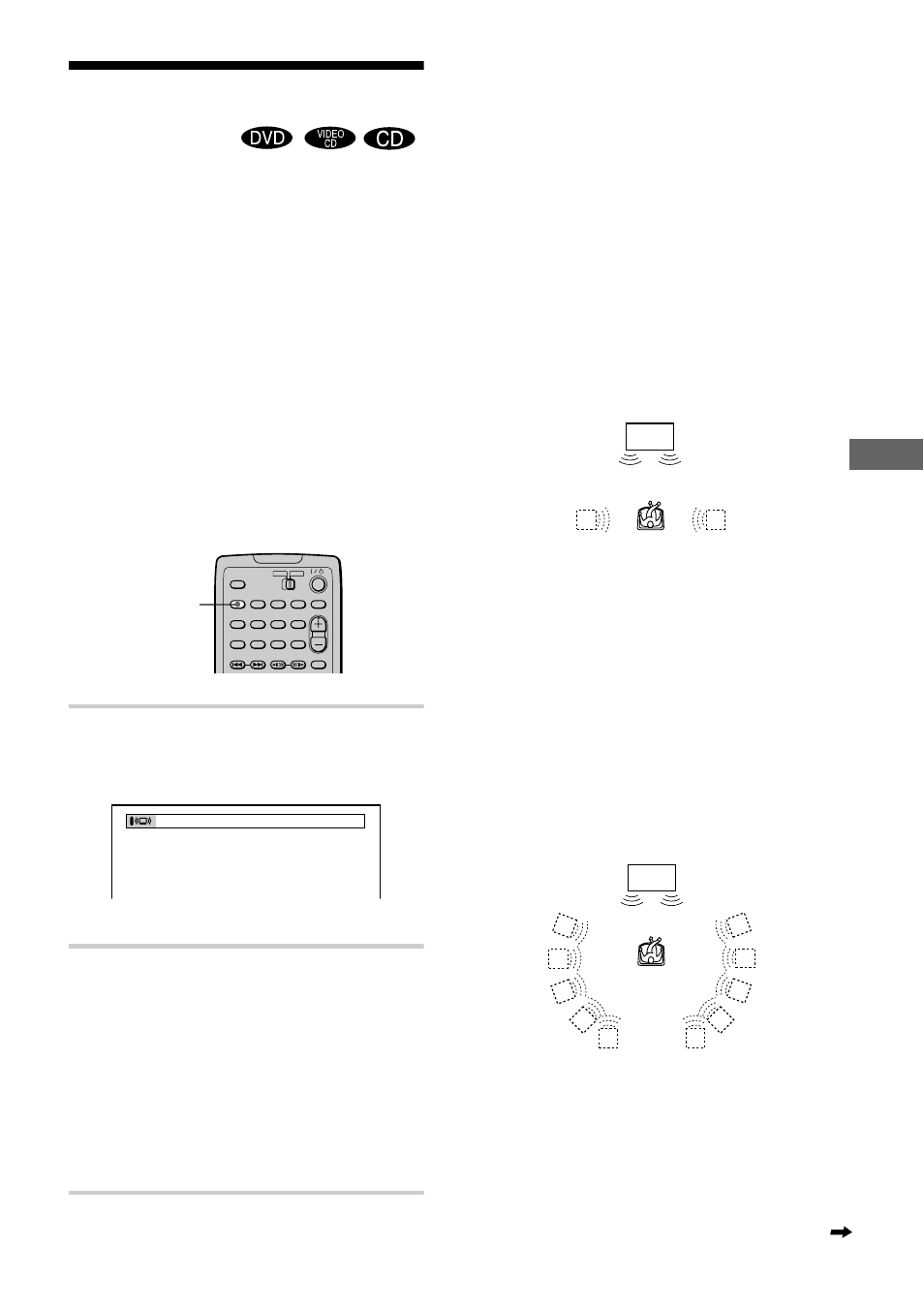 Tv virtual surround sound settings (tvs), Tv virtual surround sound settings | Sony DVP-F21 User Manual | Page 53 / 84