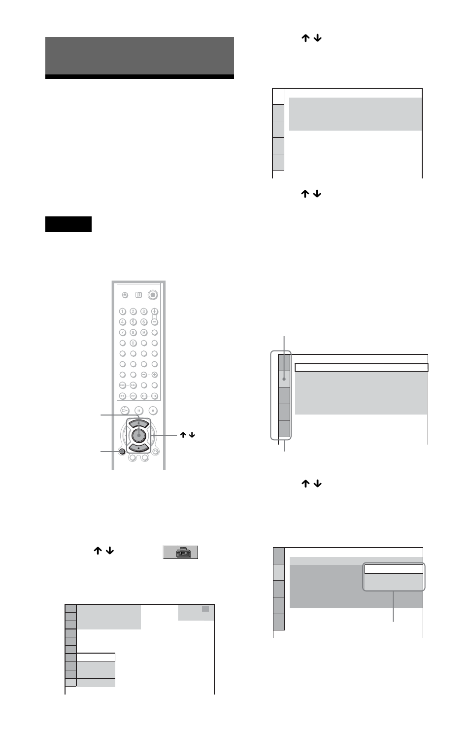 Settings and adjustments, Using the setup display, Press display when the player is in stop mode | Press x / x to select (setup), then press enter, Press x / x to select “custom,” then press enter, Press x / x to select an item, then press enter | Sony DVP-NS775V User Manual | Page 76 / 96