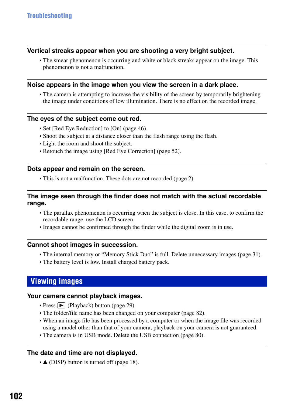 Viewing images | Sony DSC-W90 User Manual | Page 102 / 121