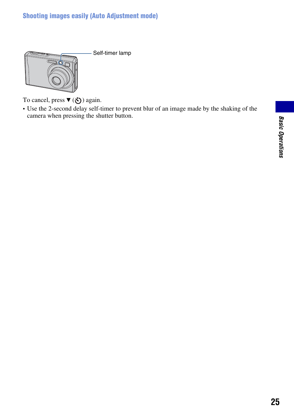 Sony DSC-W90 User Manual | Page 25 / 121