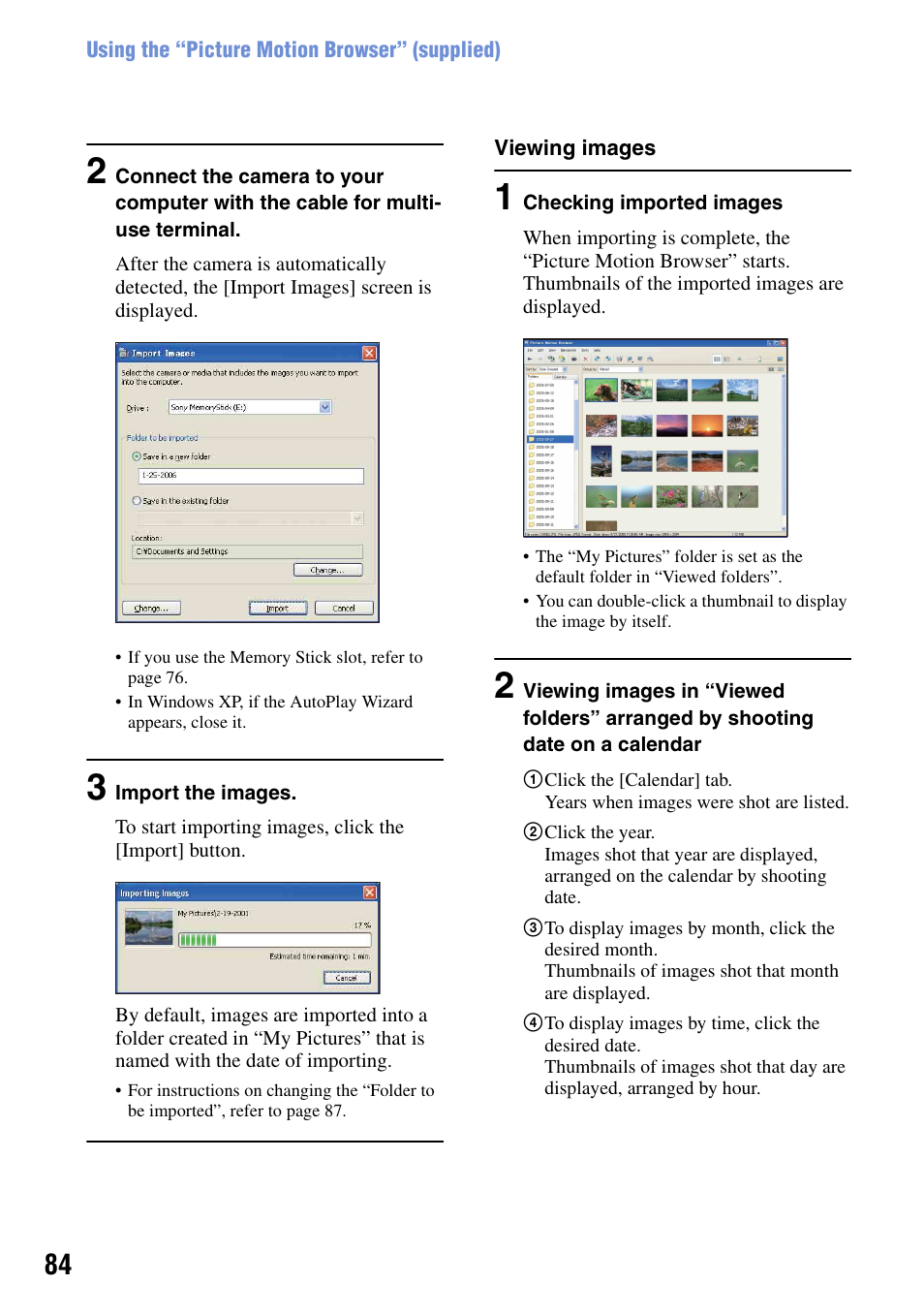 Sony DSC-W90 User Manual | Page 84 / 121